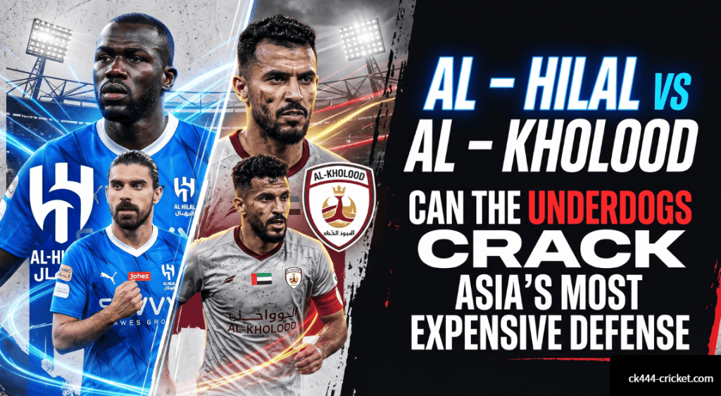 Al - Hilal vs Al - Kholood : Can the Underdogs Crack Asia's Most Expensive Defense in 2026 ? 1 Al - Hilal vs Al - Kholood : Can the Underdogs Crack Asia's Most Expensive Defense in 2026 ?